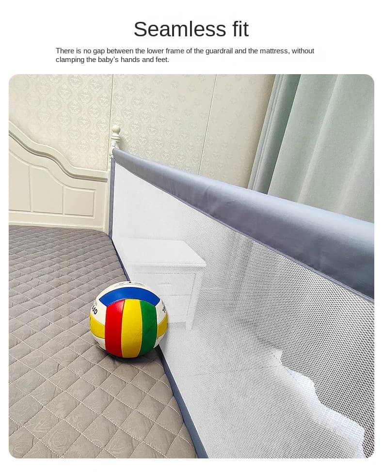 Garde-corps de lit de sécurité pour bébé, 150-200cm, barrière de lit à hauteur réglable, clôture d'activité relevable pour bébé, pare-chocs portables
