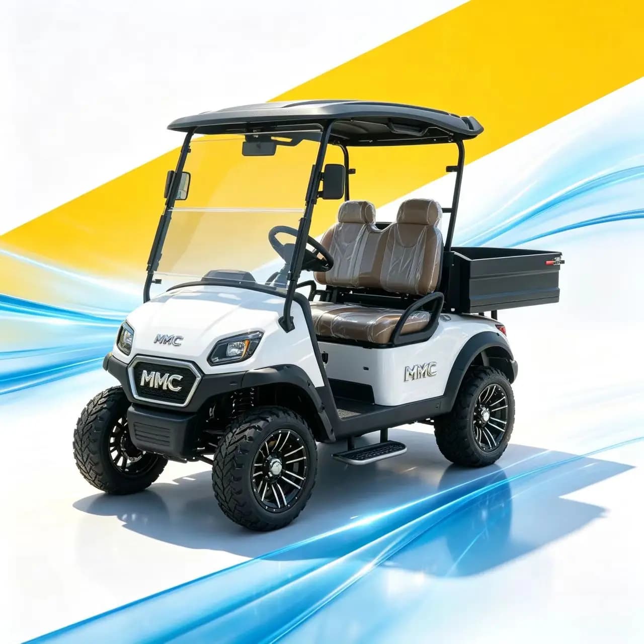 Voitures de golf 4x4 à vendre : Moteur 4000W/7000W, batterie lithium 48V/72V, offrant une autonomie exceptionnelle et un couple élevé.