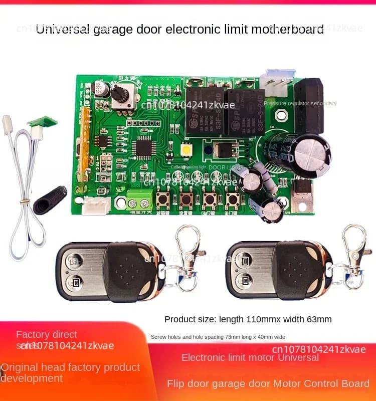 Carte principale de porte de garage à limite électronique universelle