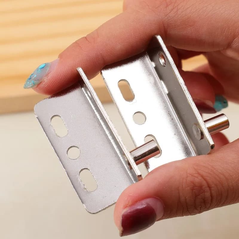Ensemble de charnières pivotantes à Angle droit en fer pour porte