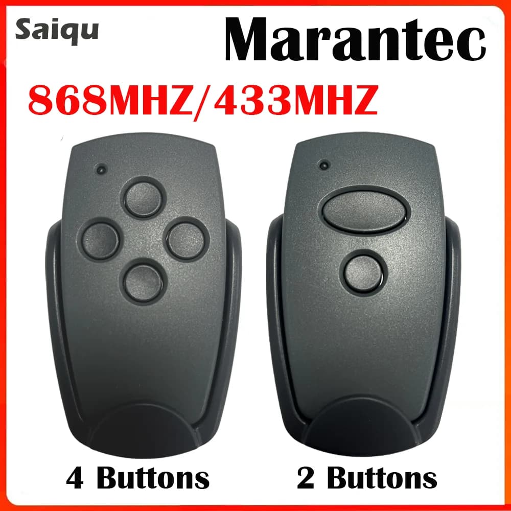 Marantec numérique D302 D304 D313 D323 868MHz 433MHz commande à distance Code fixe ouvre-porte de Garage portable sans fil