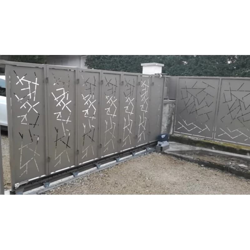 Porte de voie de sécurité coulissante automatique