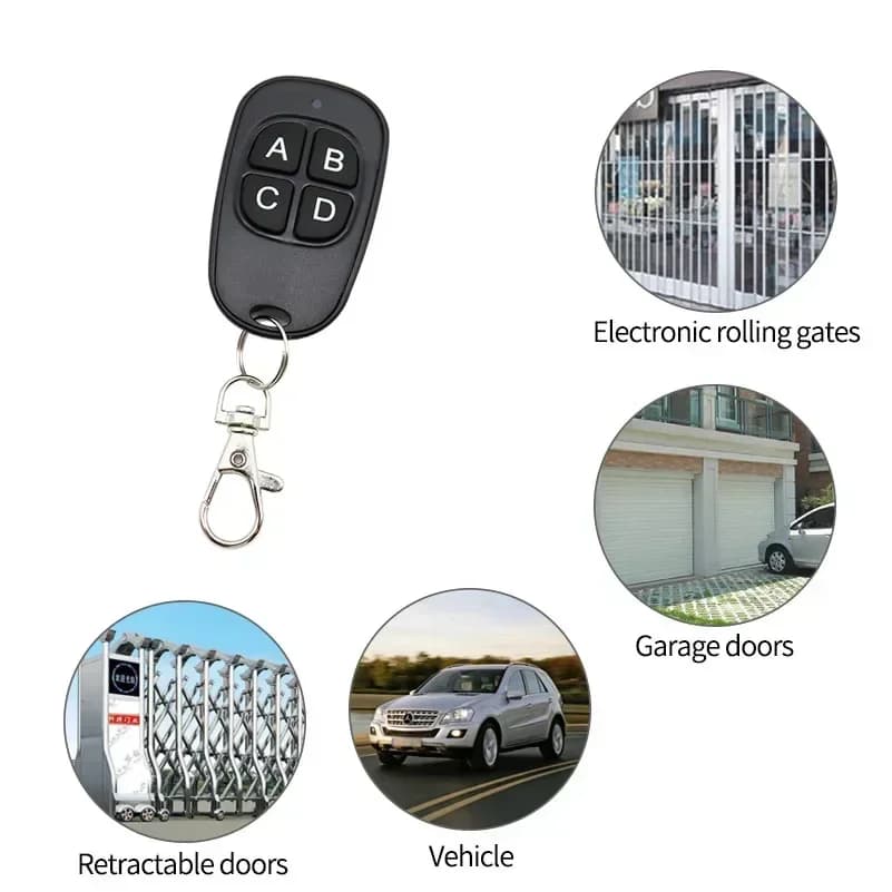 50 pcs/lot 433 MHz copie télécommande électrique ouvre-porte de Garage