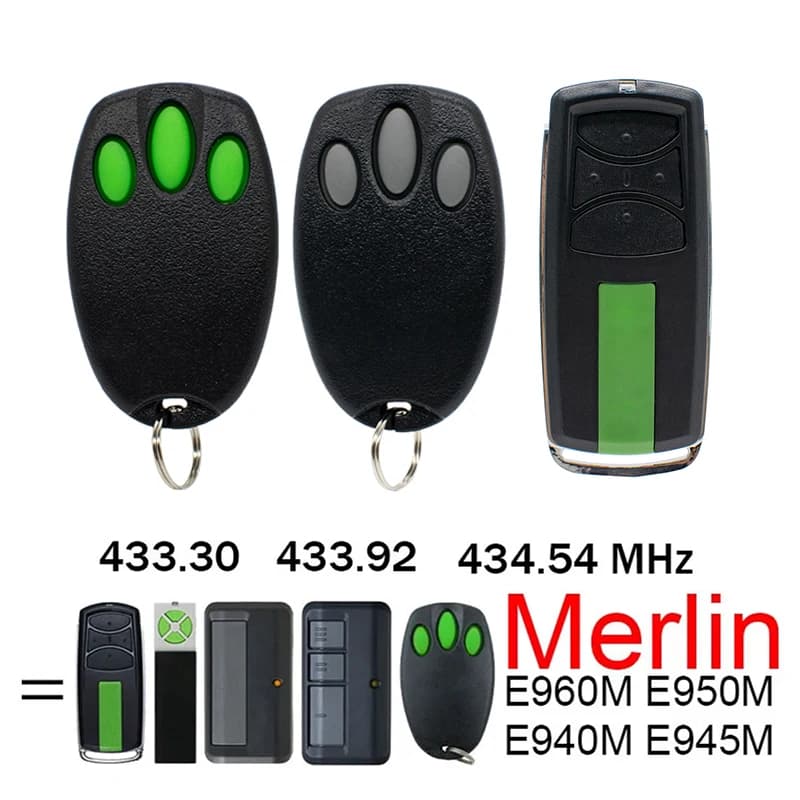 Opérateur de porte coulissante Merlin+ 2.0 E945M compatible avec les télécommandes Steel-Line ST50EVOB ST50EVO
