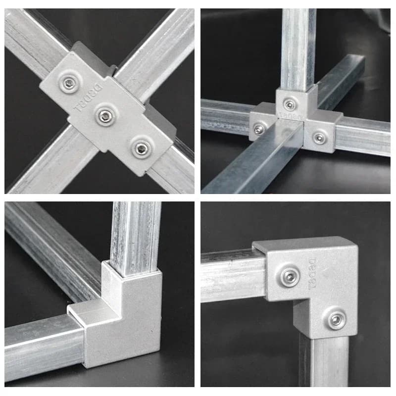 Pièce de connexion de Tube carré OD 30x30mm