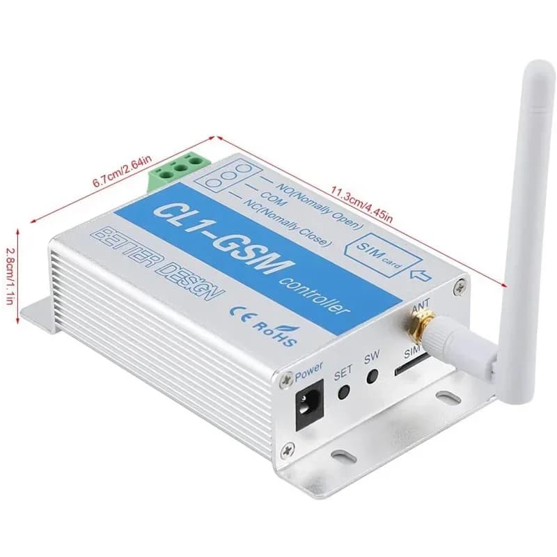 Contrôleur de relais à distance intelligent d'appel SMS GSM