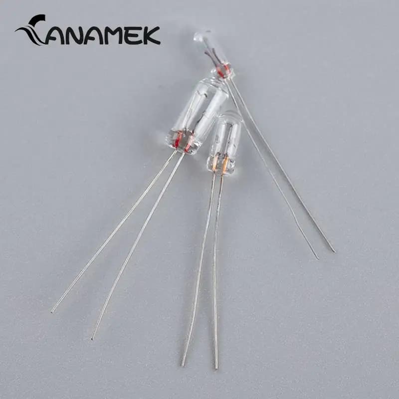 Ampoules à bouton de commutation transparent, Mini ampoule de blé et de riz, 12V, 5mm, 4mm, 3mm, pour GM GMC Chevy Honda Toyota, Radio météo, 25 pièces/lot