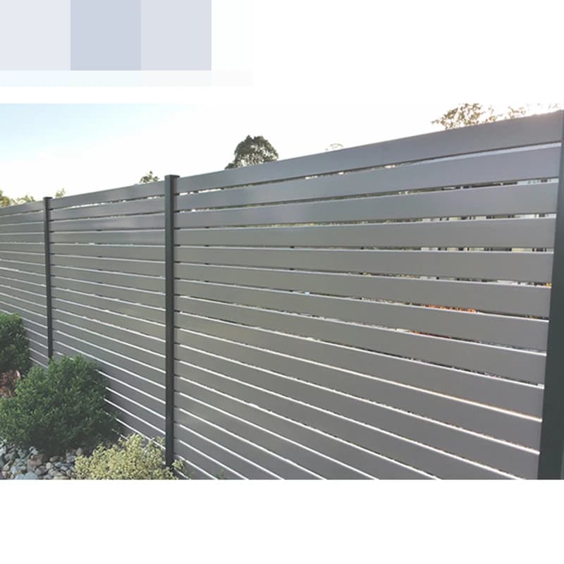 Clôture et porte de confidentialité découpées au Laser en aluminium et métal de haute qualité