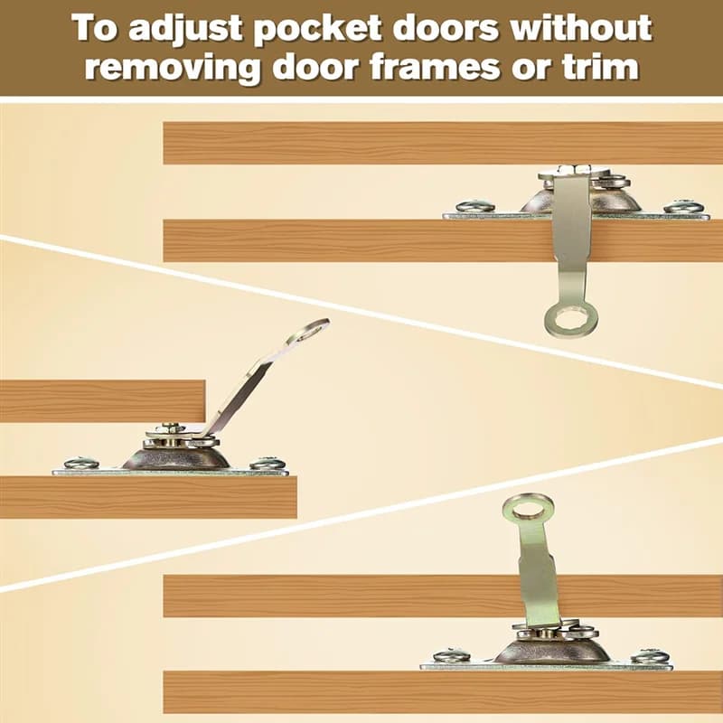 Clé de réglage de Pivot WCS-4Pcs pour cintre de porte coulissante