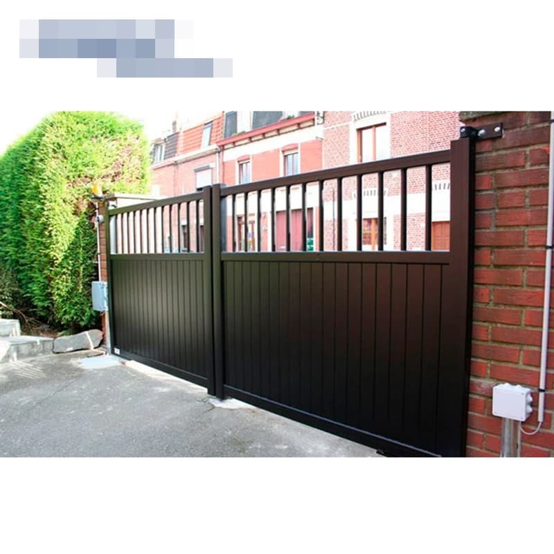 Porte de clôture pivotante en aluminium personnalisée