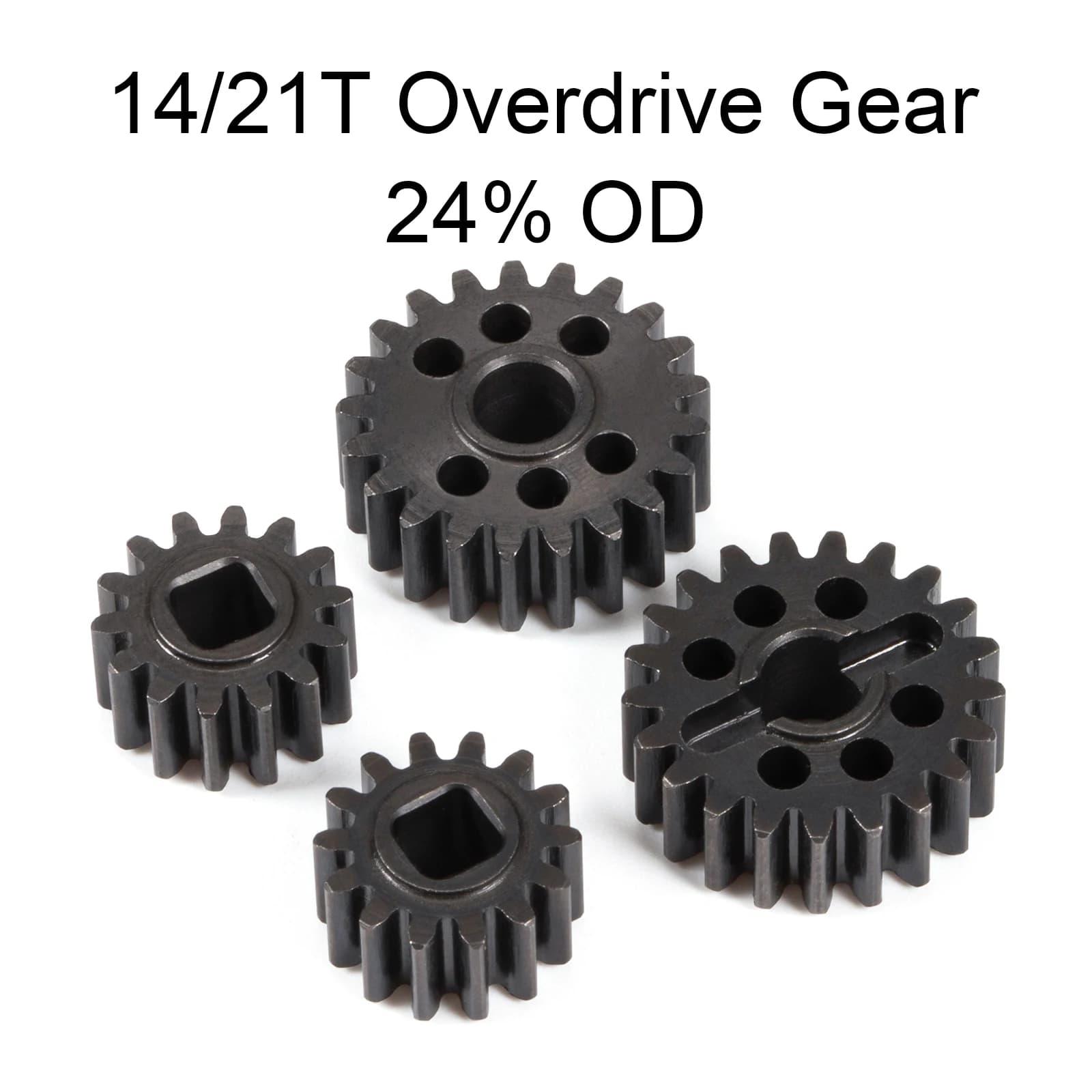 Jeu d'engrenages de surdrive de portail en acier trempé 15/20T 14/21T 12/23T pour axe