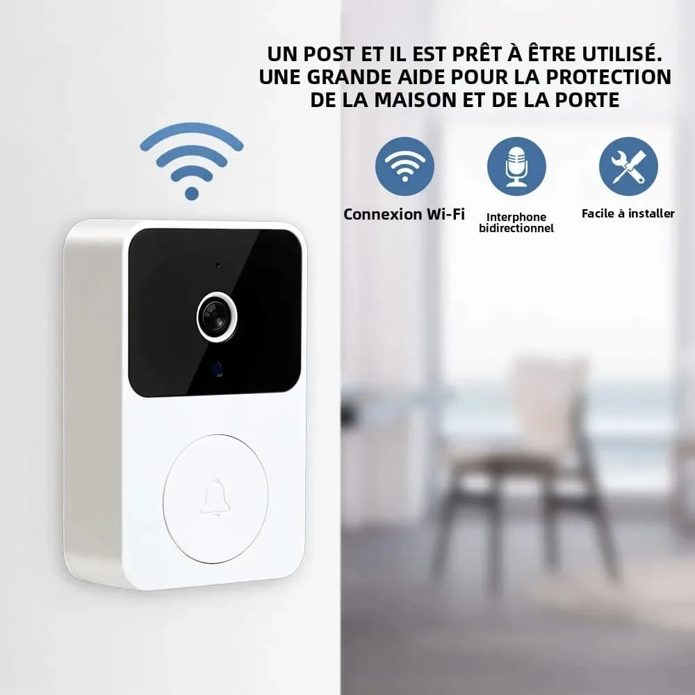 Sonnette vidéo WIFI, caméra sans fil