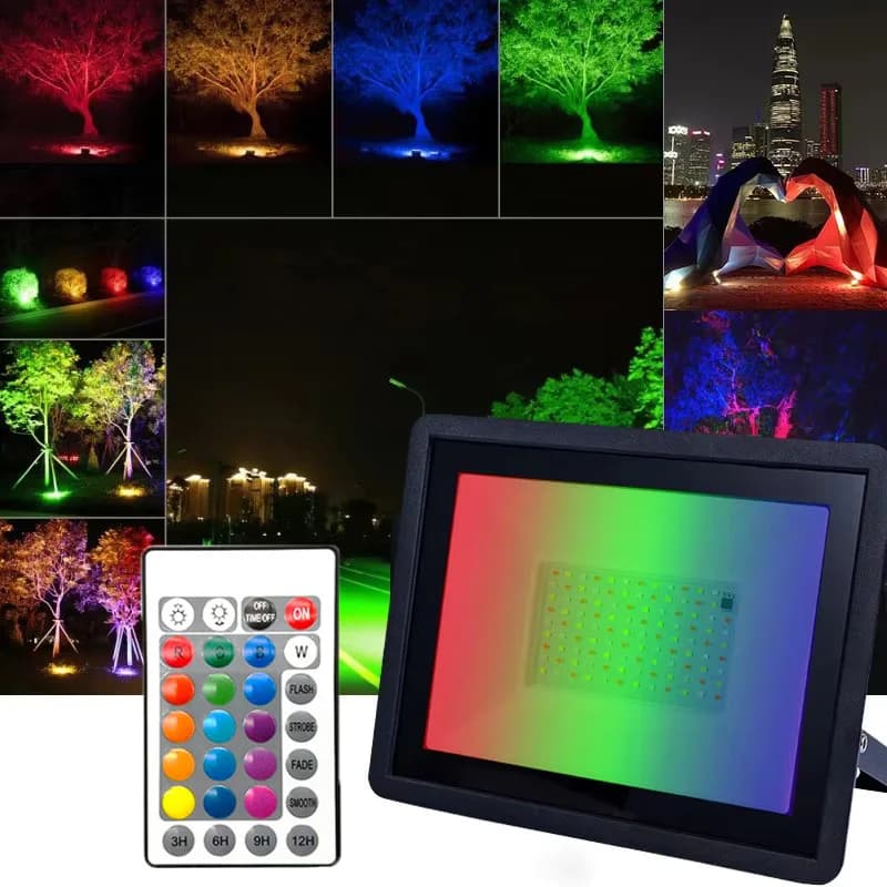 Projecteur RGB étanche IP66 pour extérieur