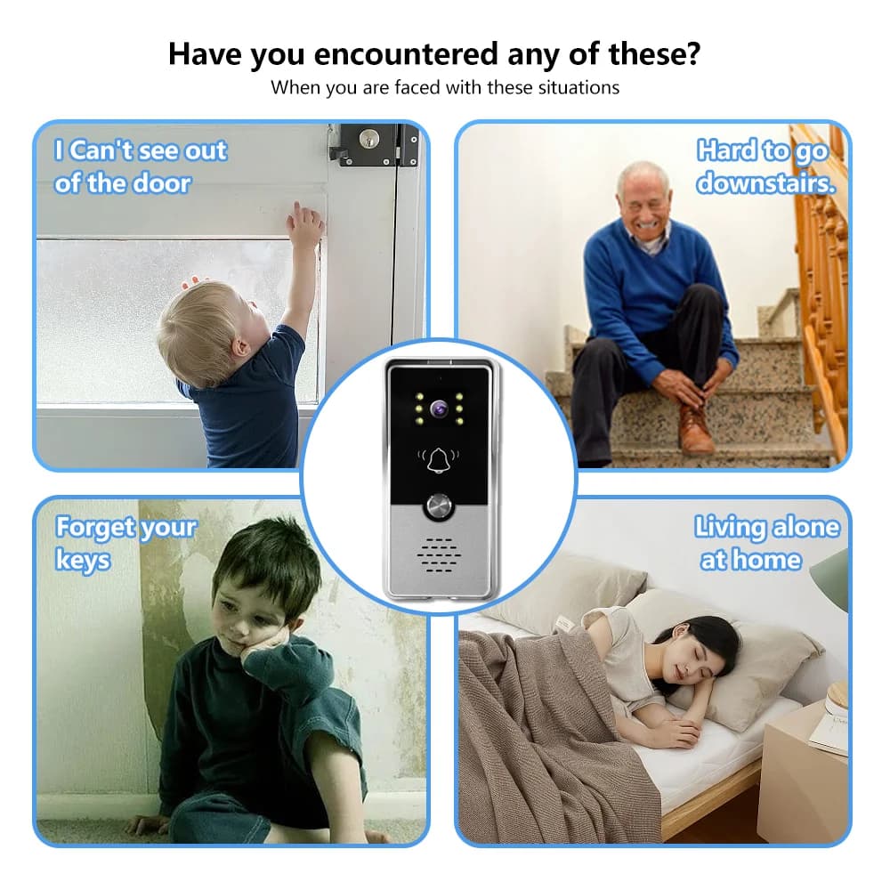 Interphone vidéo pour appartement et maison