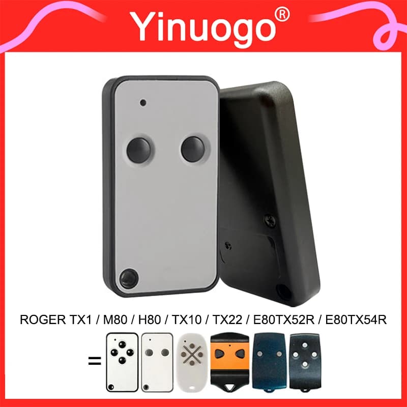 Télécommande de portail ROGER E80/TX52R/2 433