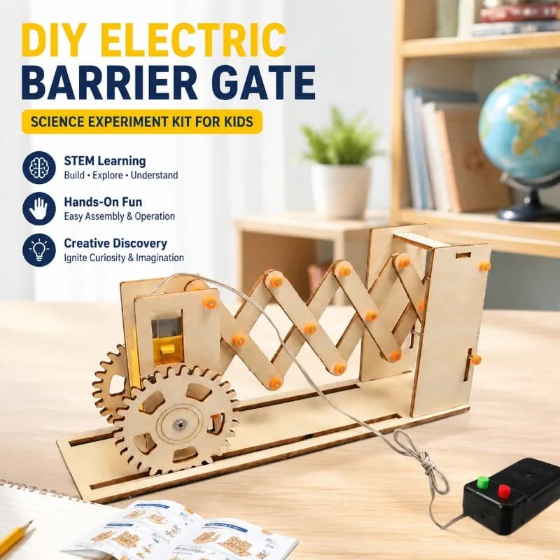 Kit d'expérimentation scientifique DIY : Barrière Électrique – Jouet éducatif technologique pour enfants et élèves du primaire – STEM Fait main