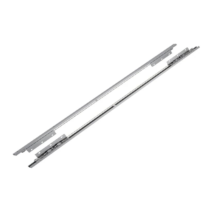 Kit de quincaillerie latérale pour porte coulissante synchrone verticale silencieuse bidirectionnelle pour armoire
