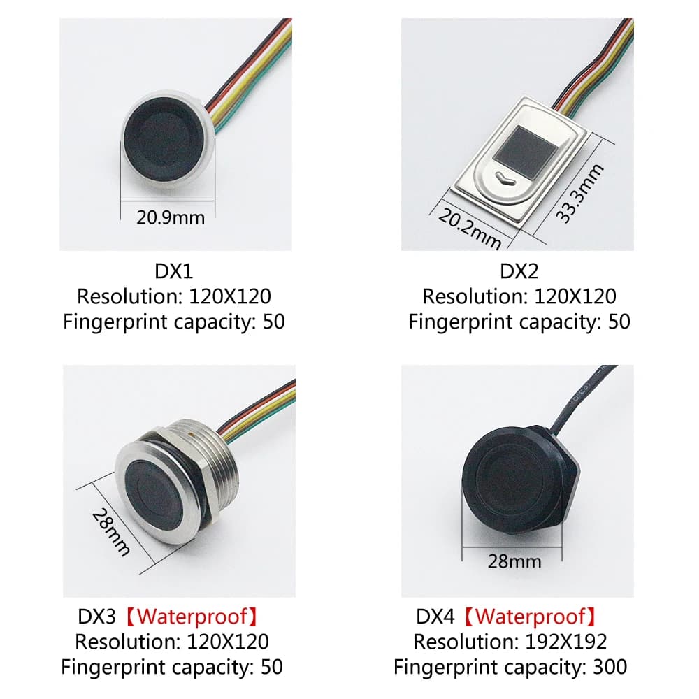 Module de contrôle de relais d'empreintes digitales contrôleur de serrure de porte DC10V-120V
