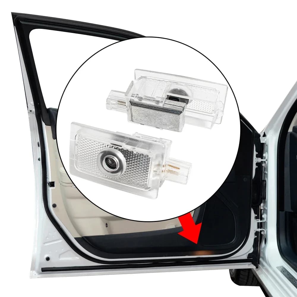 Projecteur de logo LED pour portière de voiture, lumière de bienvenue effet ombre fantôme, accessoires pour Chrysler 200 300 300C Sebring Lancia Thema LX LD ST FR JR