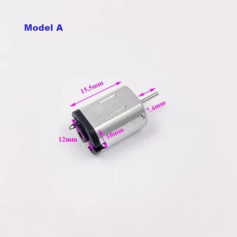 Micro N20 10mm * 12mm moteur de jouet électrique DC 6V-12V moteur à grande vitesse Singal/double arbre pour jouet RC HO voiture Train bateau modèle de loisirs