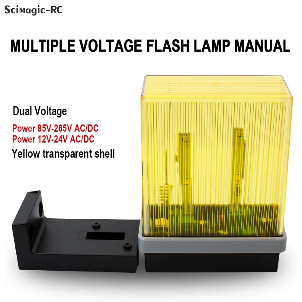Lampe de signalisation universelle 12V 24V 220V LED