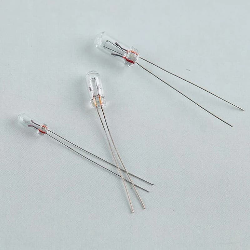 25 pièces 5mm 4mm 3mm clair 12V Mini ampoule de blé riz ampoules bouton de commutation ampoules indicateur ampoule tungstène lampe accessoires