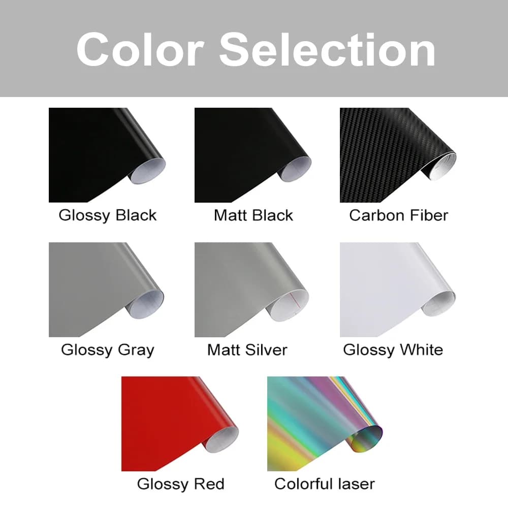 Autocollant de voiture en PVC pour Fiat 500