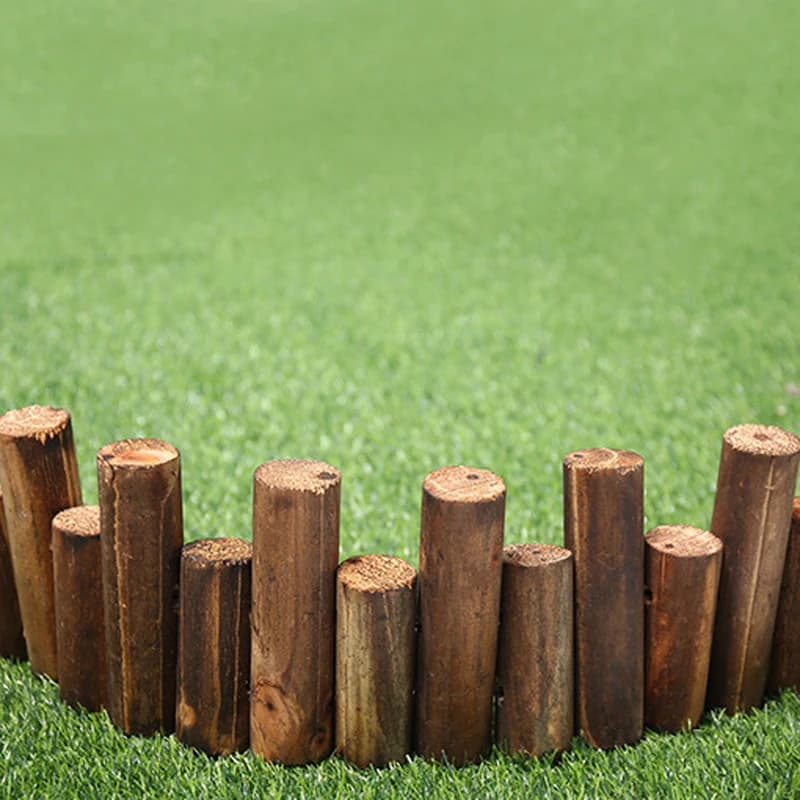 Clôture en bois pour jardin extérieur, séparation décorative