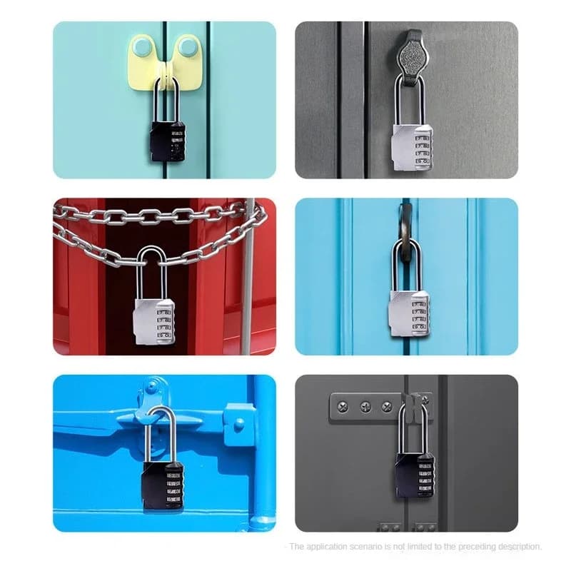Cadenas à combinaison extérieur à 4 chiffres