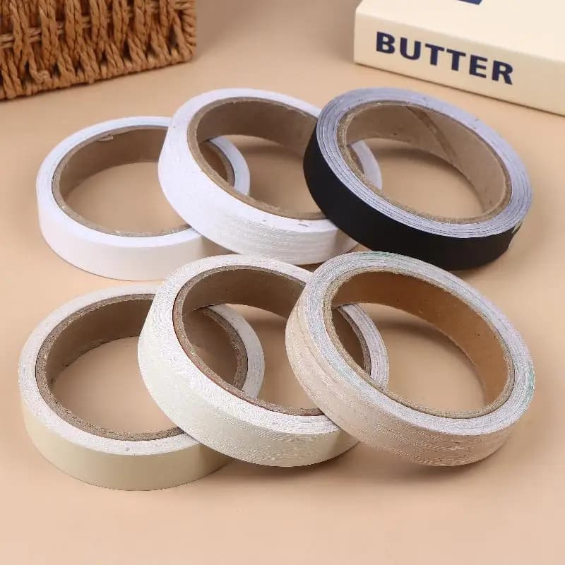 【Nice】 Bande de bordure en PVC préencollée de 10 m x 2 cm pour bois