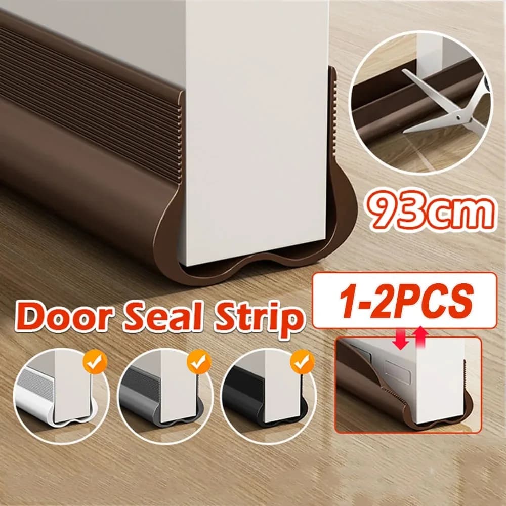 Bande d'étanchéité Flexible en PVC pour bas de porte