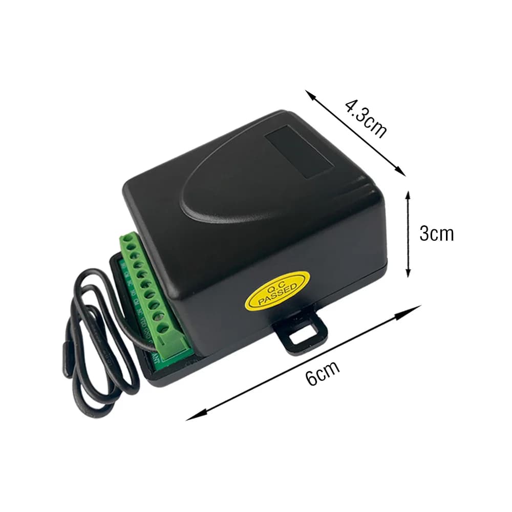 Moteur d'ouverture de portail coulissant automatique avec télécommande à code tournant HCS301 JJ-RC-SM12