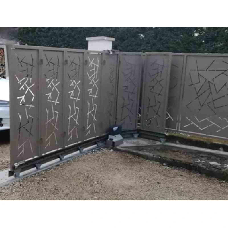 Porte de voie de sécurité coulissante automatique