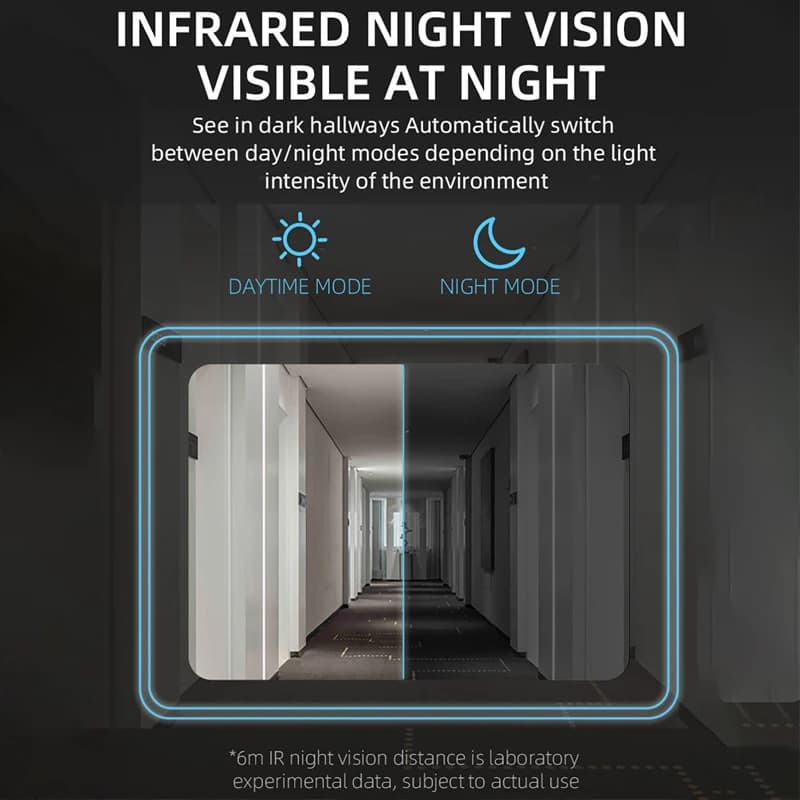 Sonnette sans fil extérieure étanche avec couverture solaire caméra WiFi porte numérique Peepholes interphone pour maison intelligente vidéo oeil anneau cloche