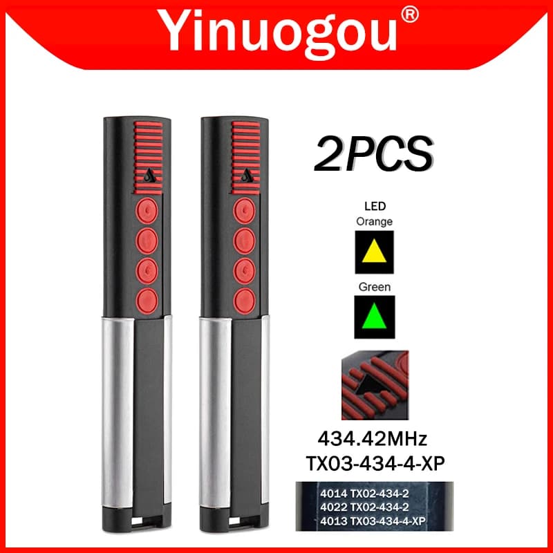 SOMMER TX03-434-4-XP Télécommande de portail 434