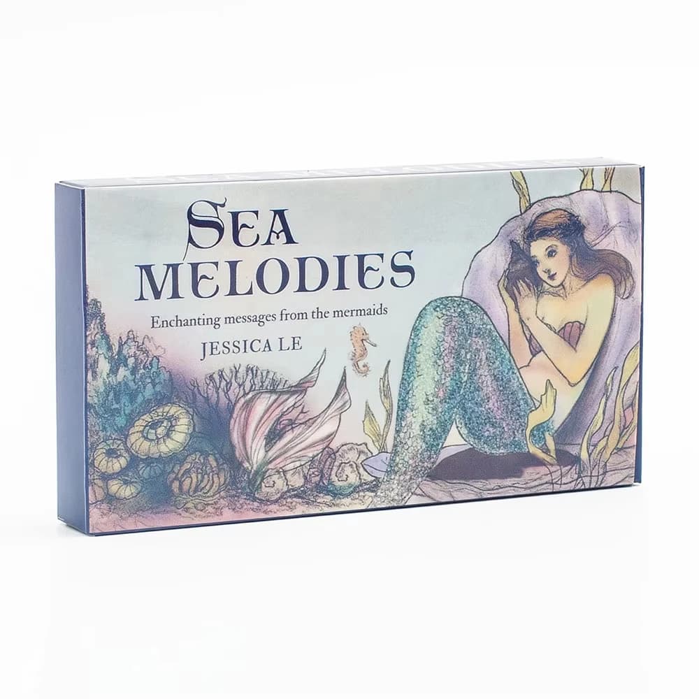 Cartes Oracle à mélodies de mer, 40 jeux de messages des sirènes, Tarot, visite anglaise, édition de Divination, jeux Borad