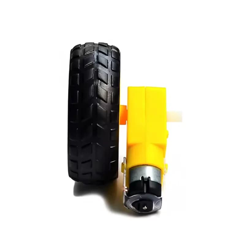 Moteur DC3V-6V à roue de 65 mm