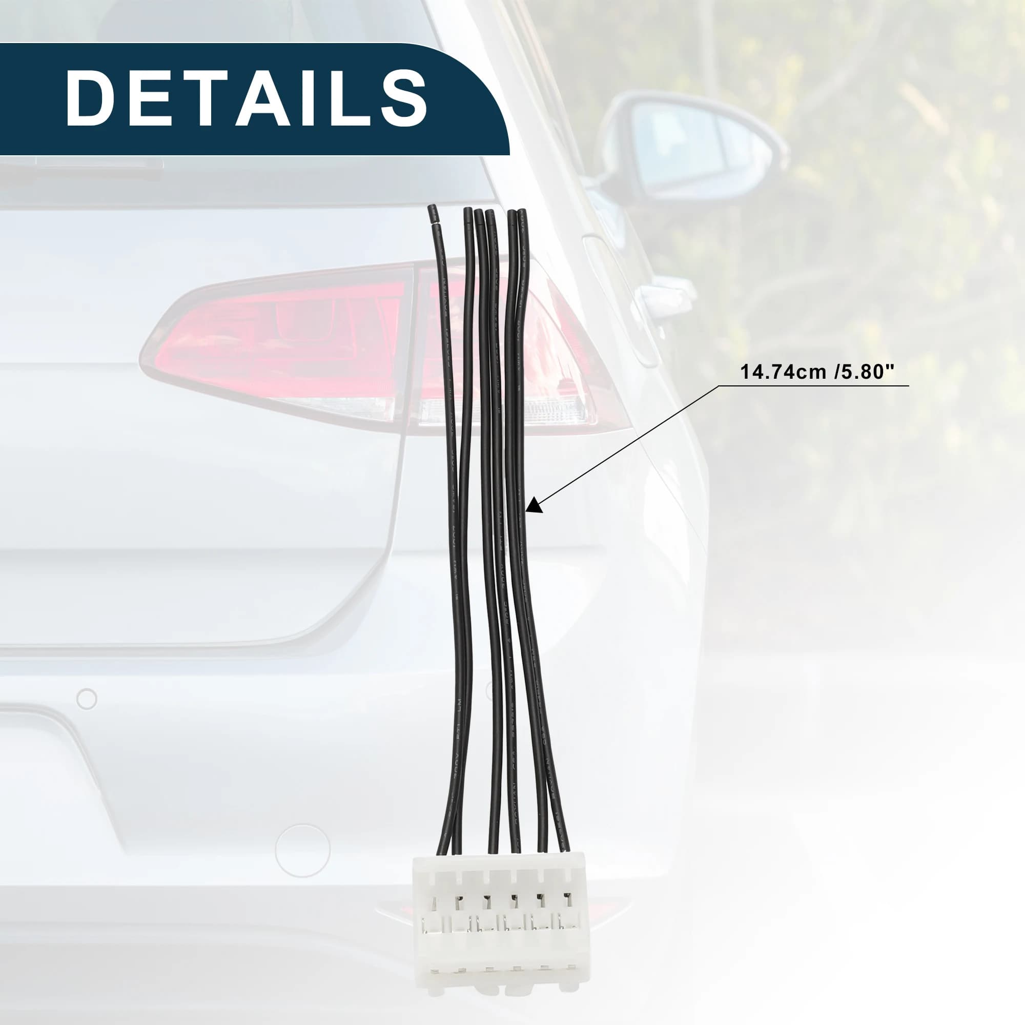 UXCELL-Câblage de enquêter Arrière, Prise SFP pour Cristaux en Nemo 2008-2015, Noir, Blanc