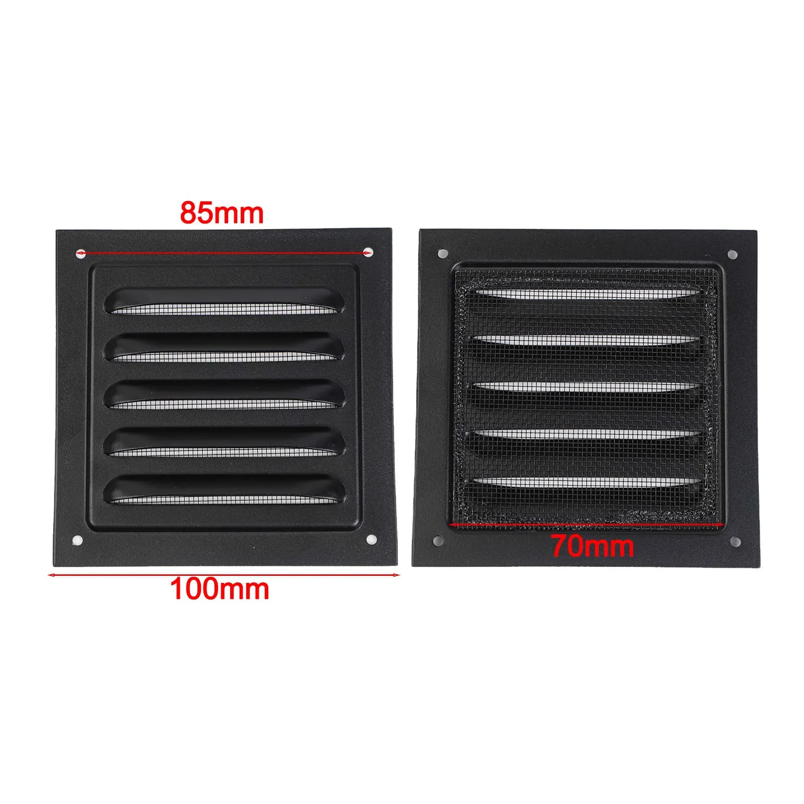 Couvercle de calandre en aluminium conçu pour une utilisation durable dans des zones de haute circulation comme des cuisines et des toilettes