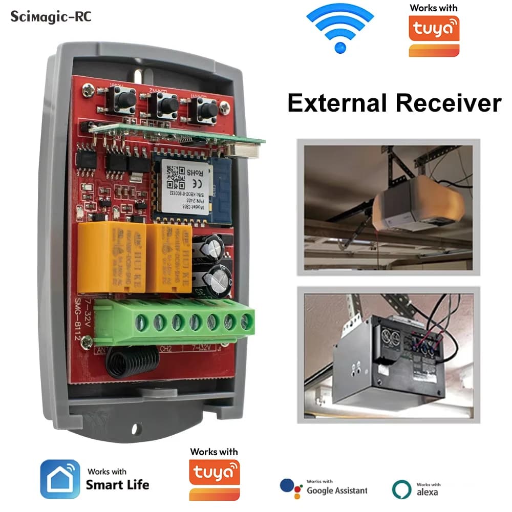 Récepteur externe Wi-Fi pour porte de garage