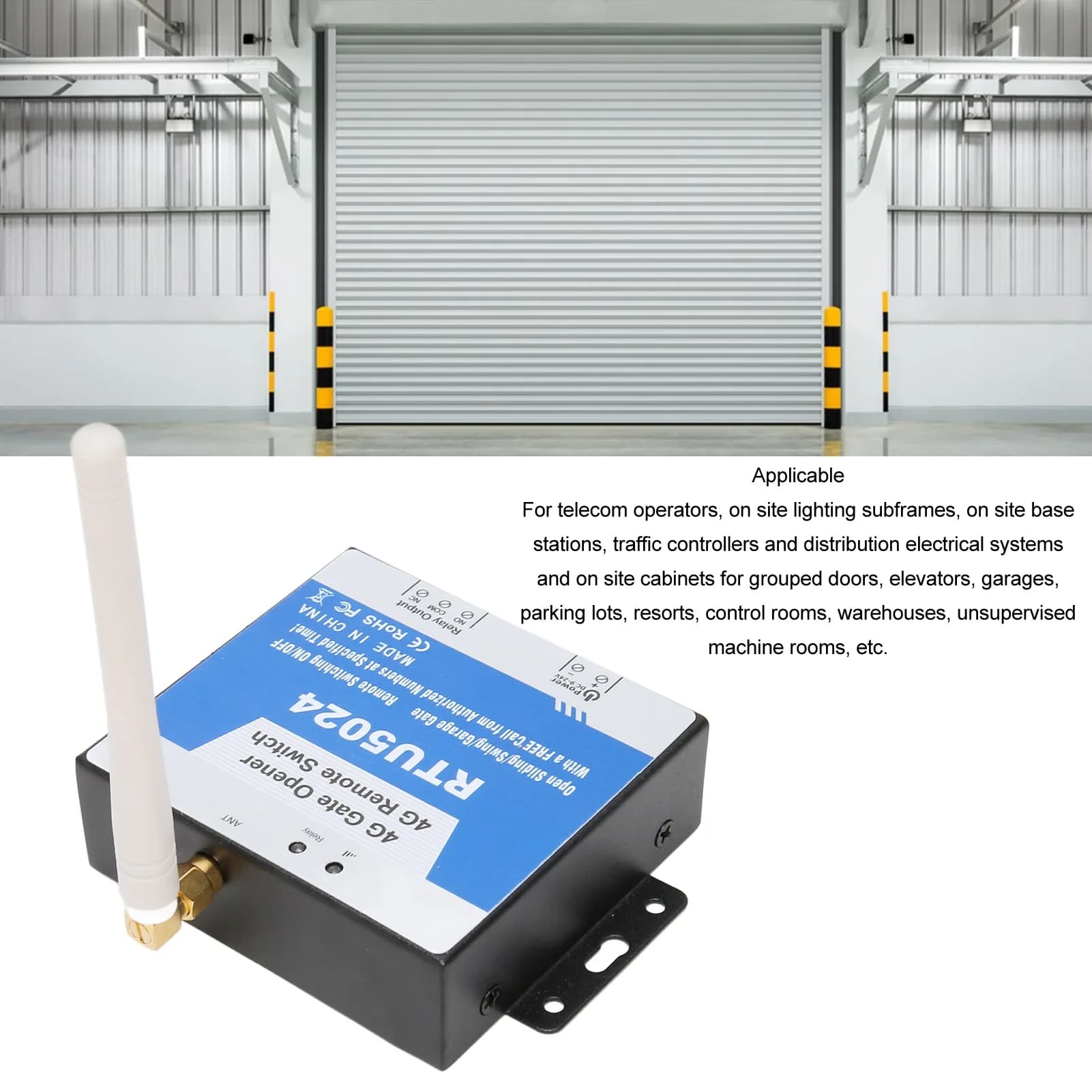 Ouvre-porte RTU5024 4G SMS alarme intelligente reconnaissance d'identification