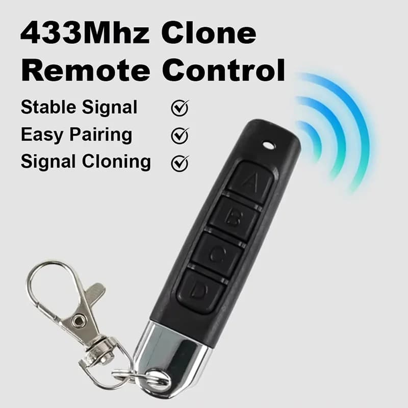 Télécommande 433 MHz, télécommande RF à cloner