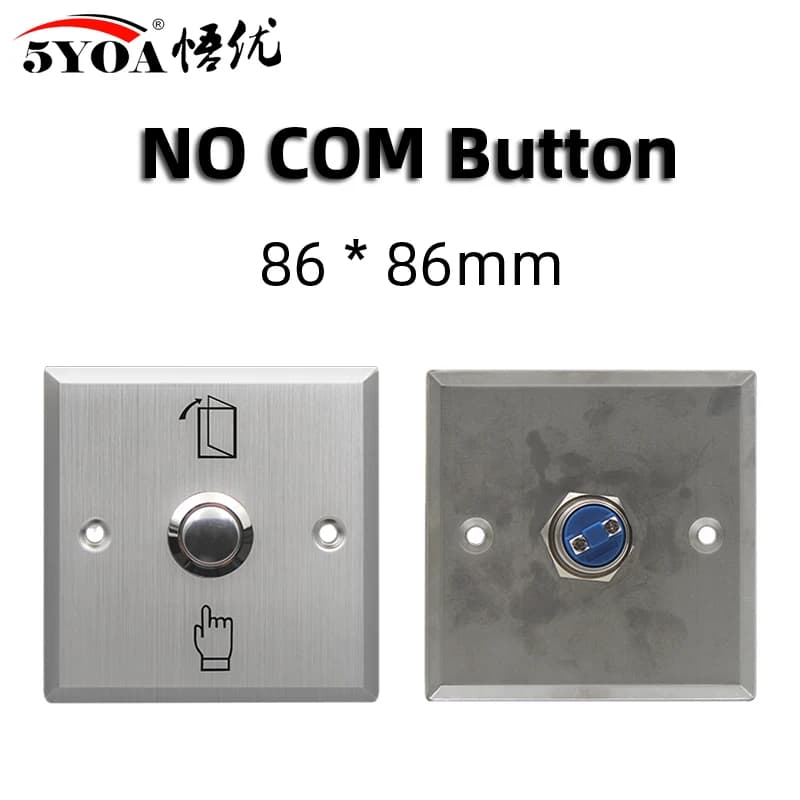 Bouton de sortie en acier inoxydable