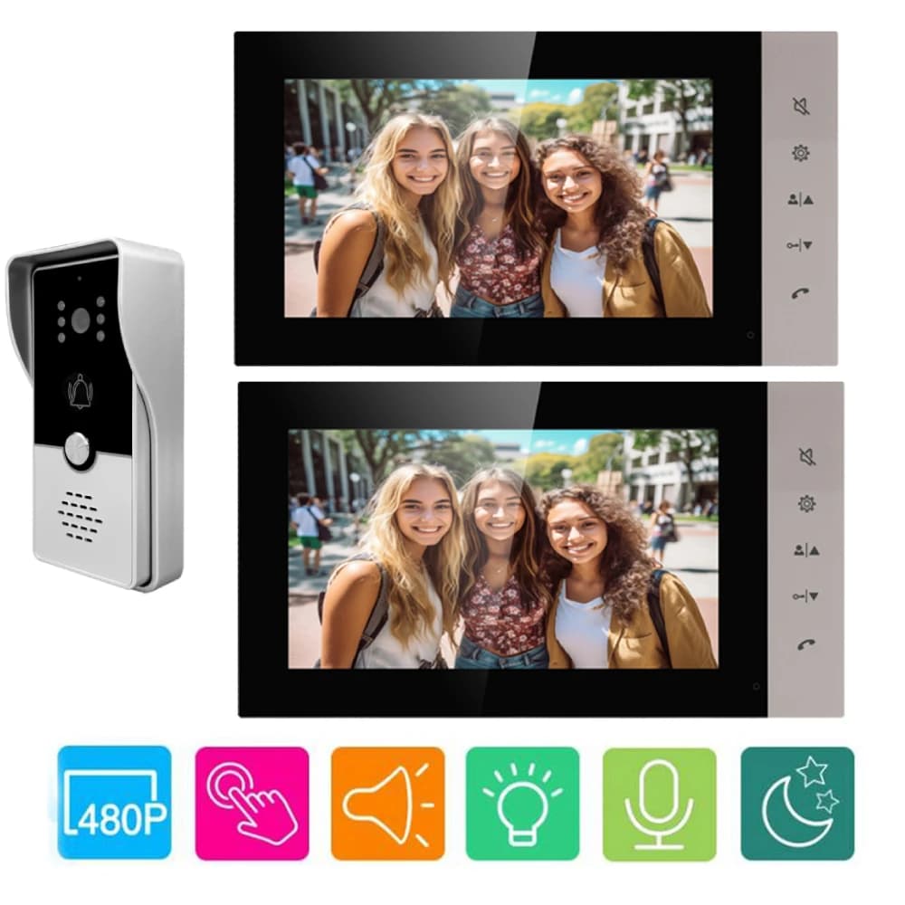 Interphone vidéo pour appartement et maison