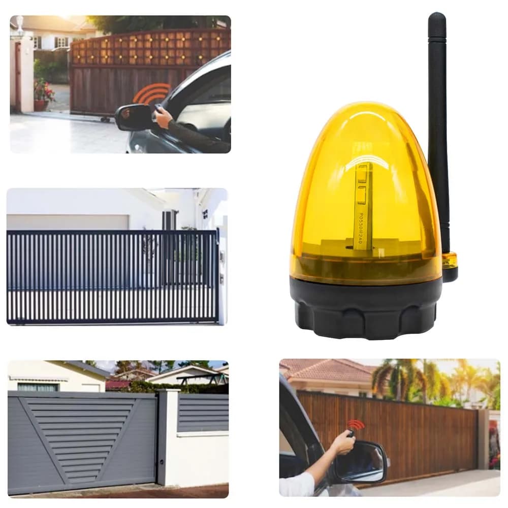 Lumière d'alerte ouverte pour porte de Garage