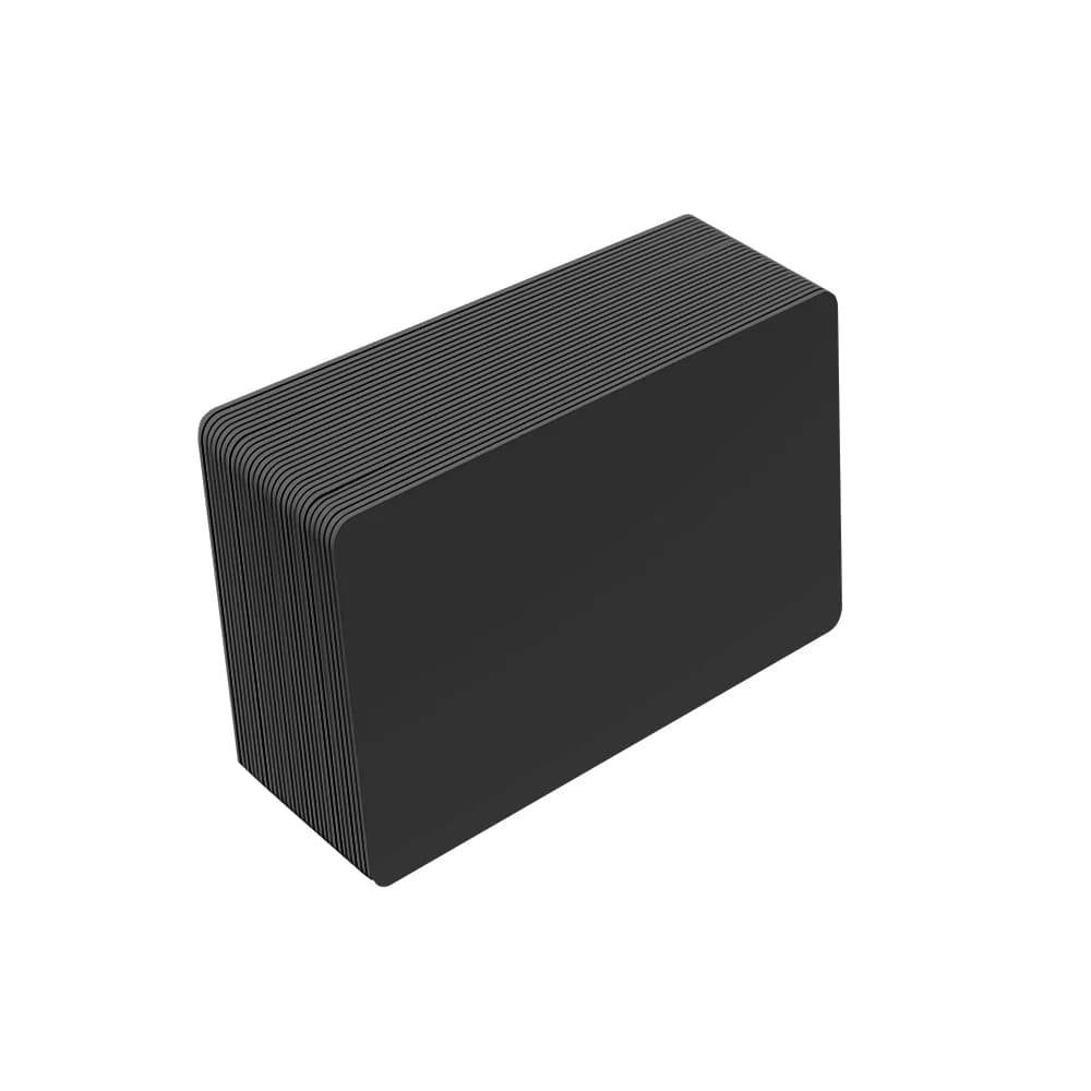 Carte noire Cuid 13.56Mhz cartes IC contrôle d'accès NFC puce intelligente Badge 0 bloc inscriptible