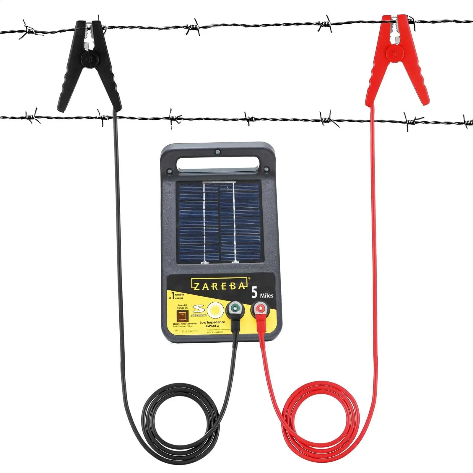 Câble de raccordement pour clôture électrique avec pinces crocodile