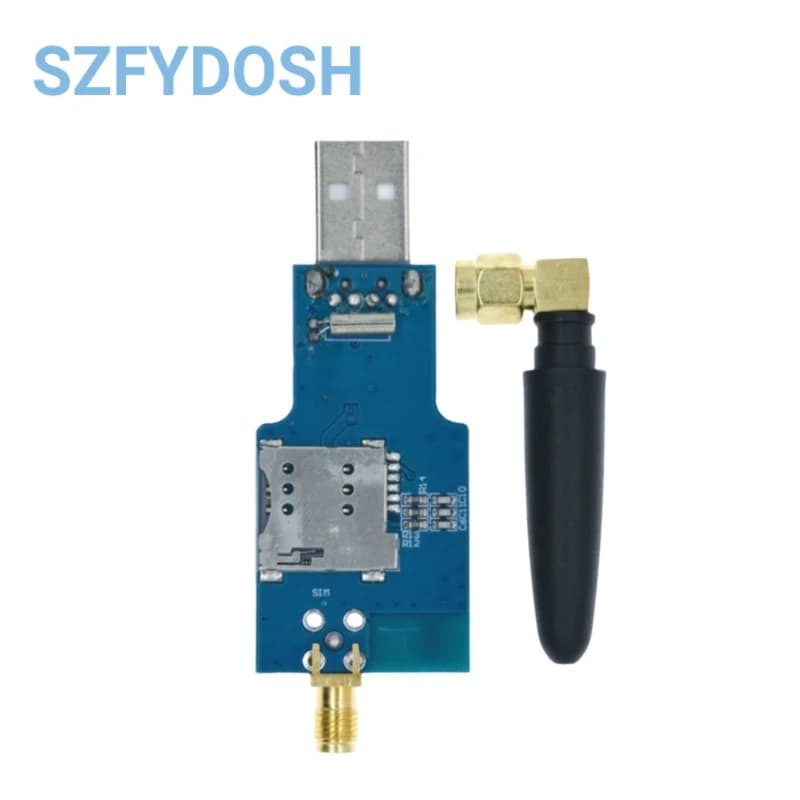 Module USB vers GSM Quad-band GSM GPRS SIM800 SIM800C pour le messagerie SMS sans fil avec antenne