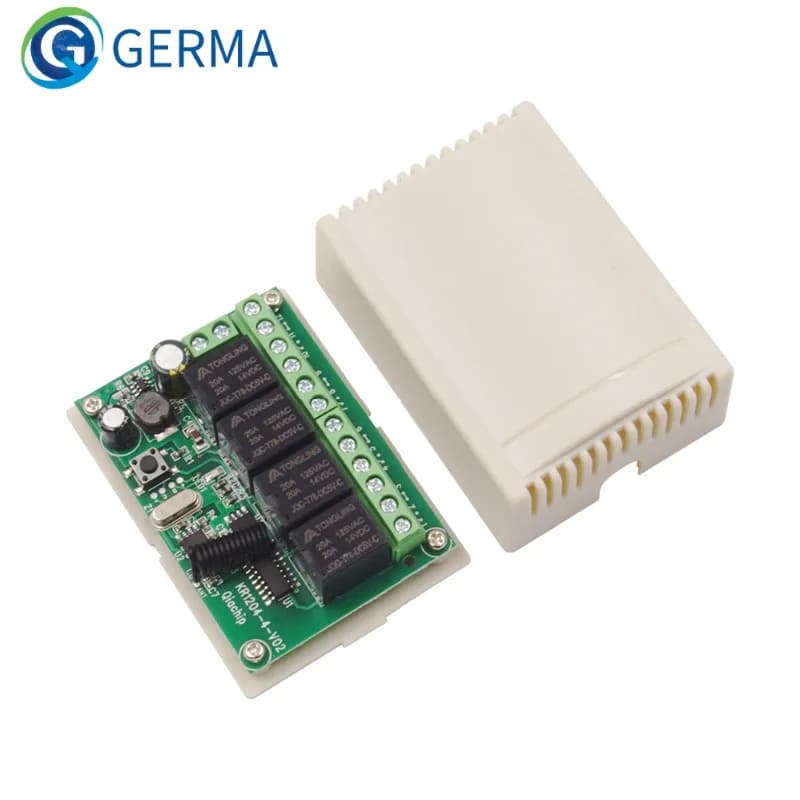 GERMA – transmetteur RF EV1527 à 4 canaux et télécommandes 433Mhz