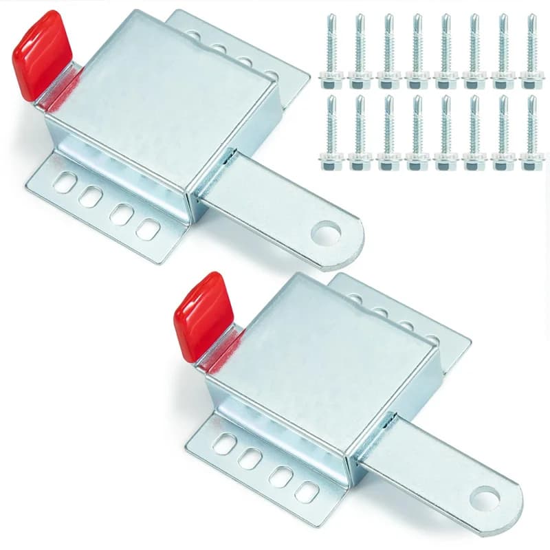 Loquet coulissant de verrouillage de porte de Garage en acier